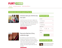 Tablet Screenshot of flirtcoquin.com